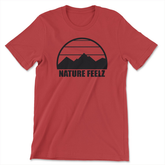 Nature Feelz Mountain Black Tee