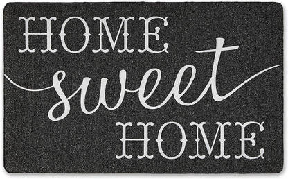 ''Home Sweet Home'' Outdoor Rubber Doormat 18" x 30"