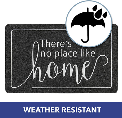 ''Home Sweet Home'' Outdoor Rubber Doormat 18" x 30"