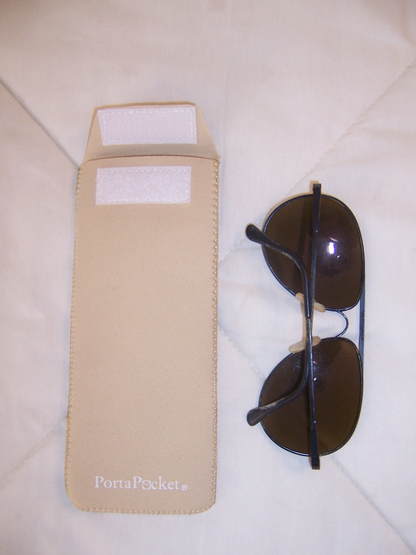 PortaPocket Tall Pocket ~ fits sunglasses & EpiPens (wear it on our belt or yours!)