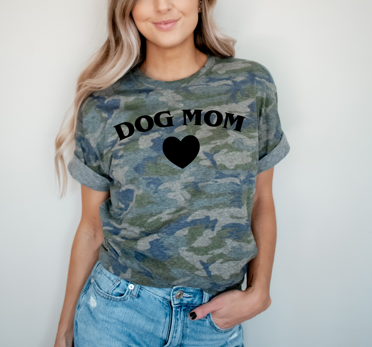 Dog Mom Heart Tee