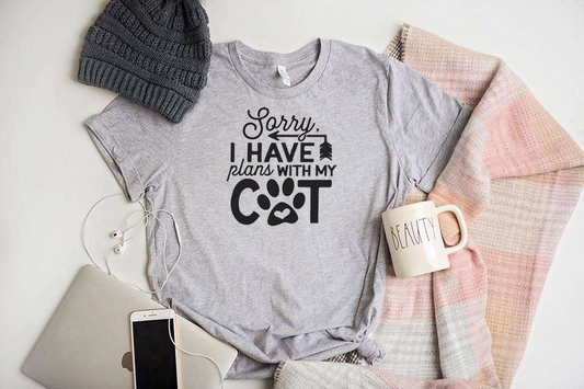 Sorry I Have Plans With My Cat Gift For Cat Lovers