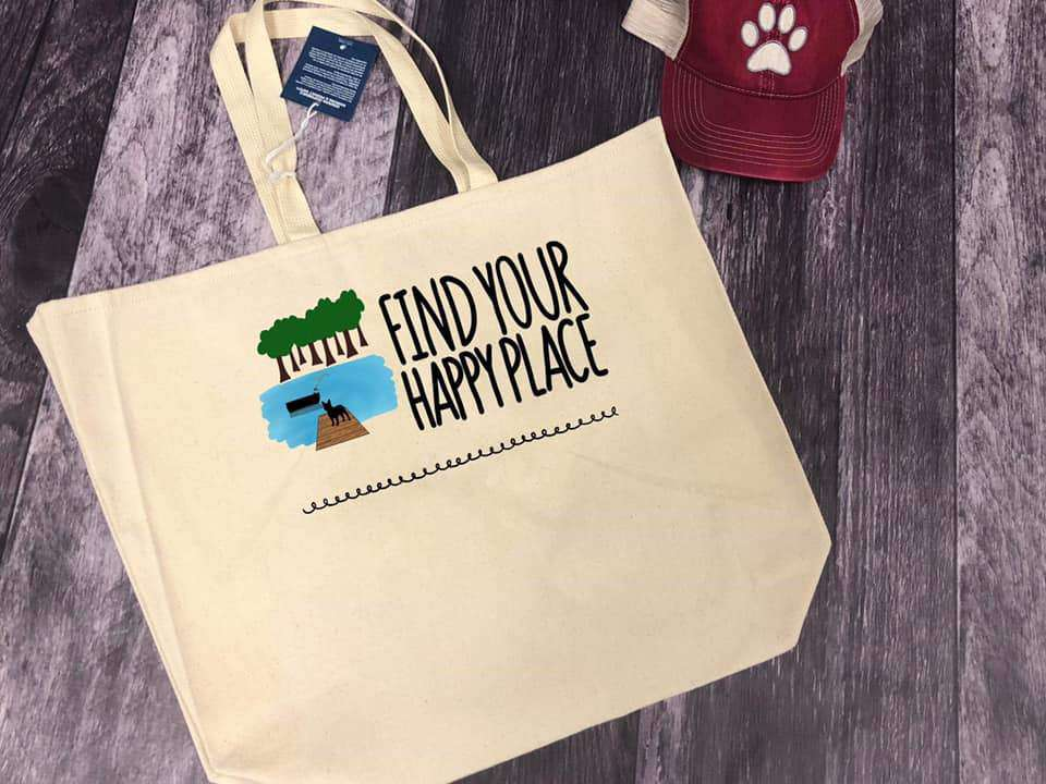 Dog Print Tote Bag | Custom Beach Bag