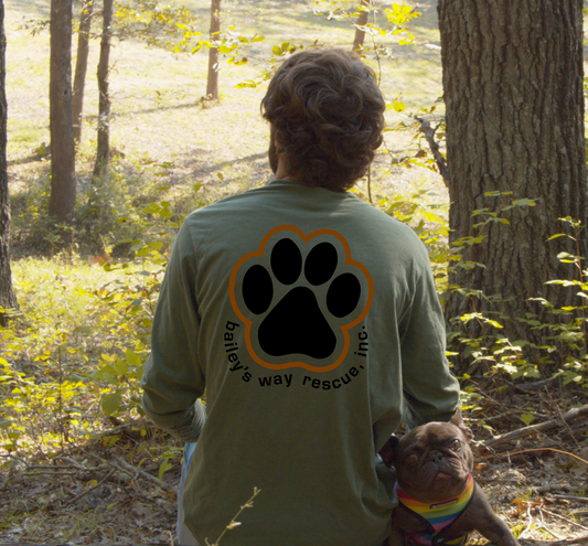 Bailey’s Way Rescue, Inc. Logo Long Sleeve Shirt