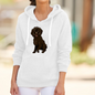 Choose your cartoon breed White Hooded Sweatshirt