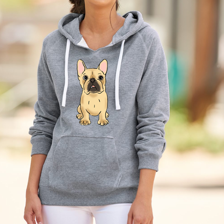 Choose your cartoon breed Oxford Hooded Sweatshirt