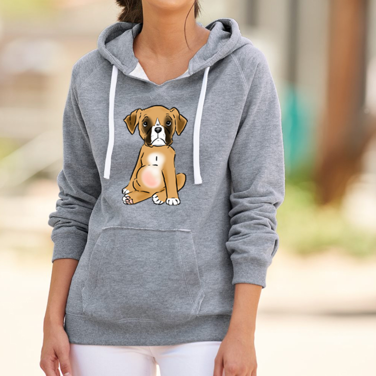 Choose your cartoon breed Oxford Hooded Sweatshirt