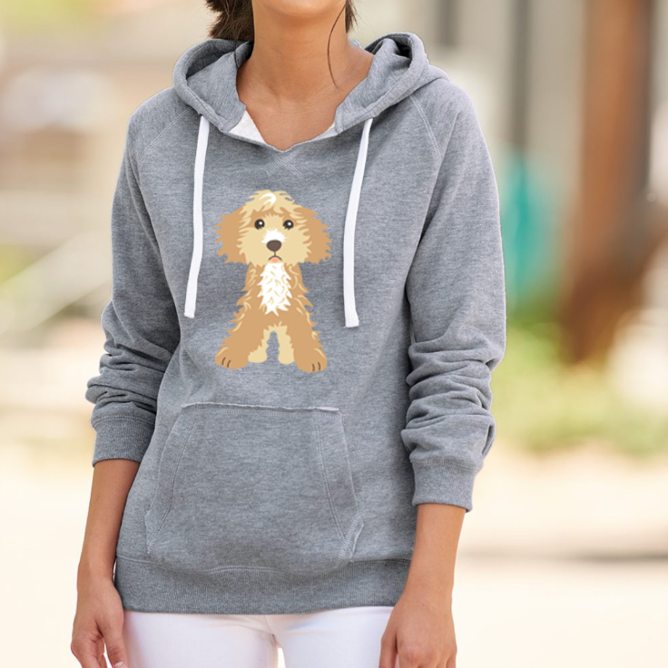 Choose your cartoon breed Oxford Hooded Sweatshirt