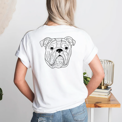 Dog Mom Custom Face Shirt