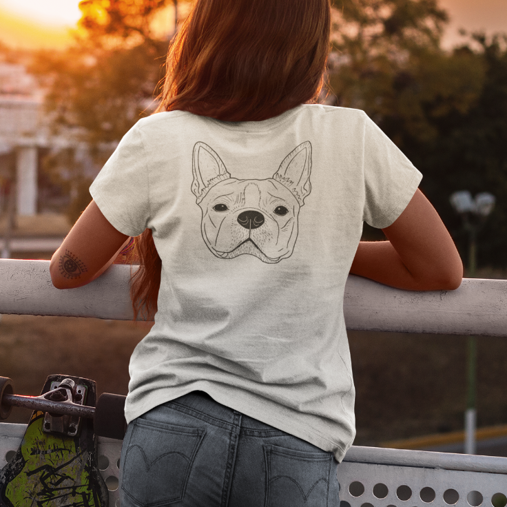 Dog Mom Custom Face Shirt